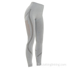 Mentionnez les leggings de yoga sans couture